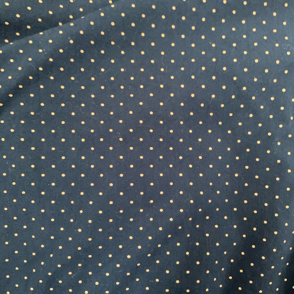 Men’s Navy and tan casual button down - Picture 2 of 4